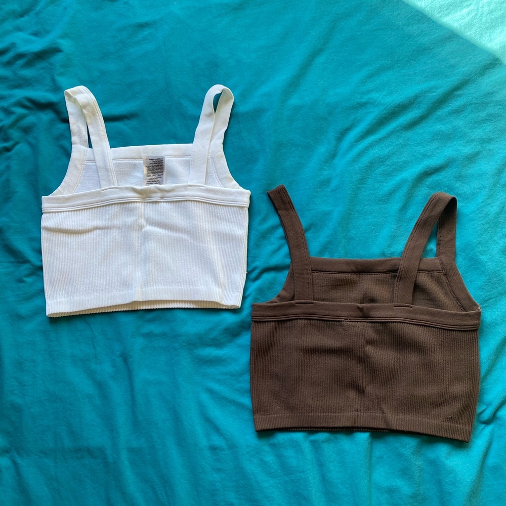 Cotton On Ribbed Tank Tops - Picture 2 of 4